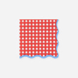 Red Gingham Small Napkins