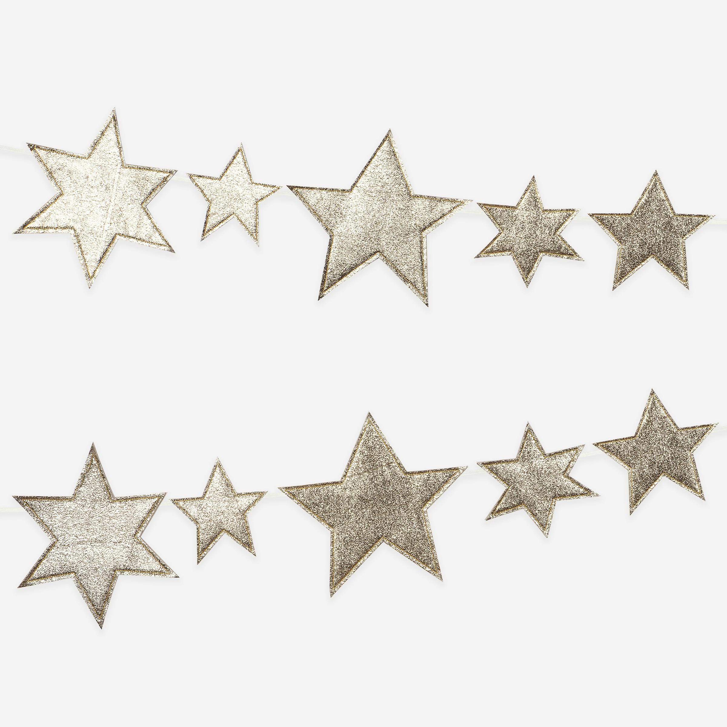 Fabric Star Garland