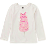 Sugar Glitter Graphic Tee, White