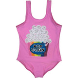 Popcorn & Pearls Sleeveless One-Piece Swimsuit