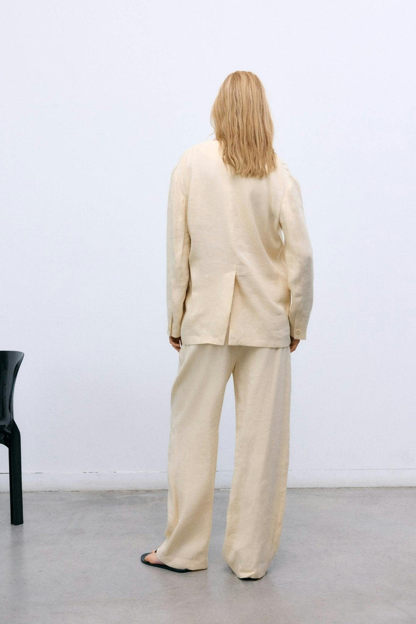 Luz Woman Pant Ecru