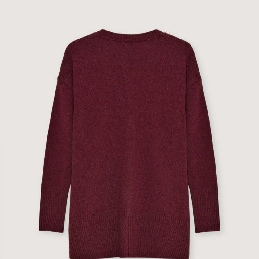 Agatha Woman Cardigan Plum Fantasy_Sampling