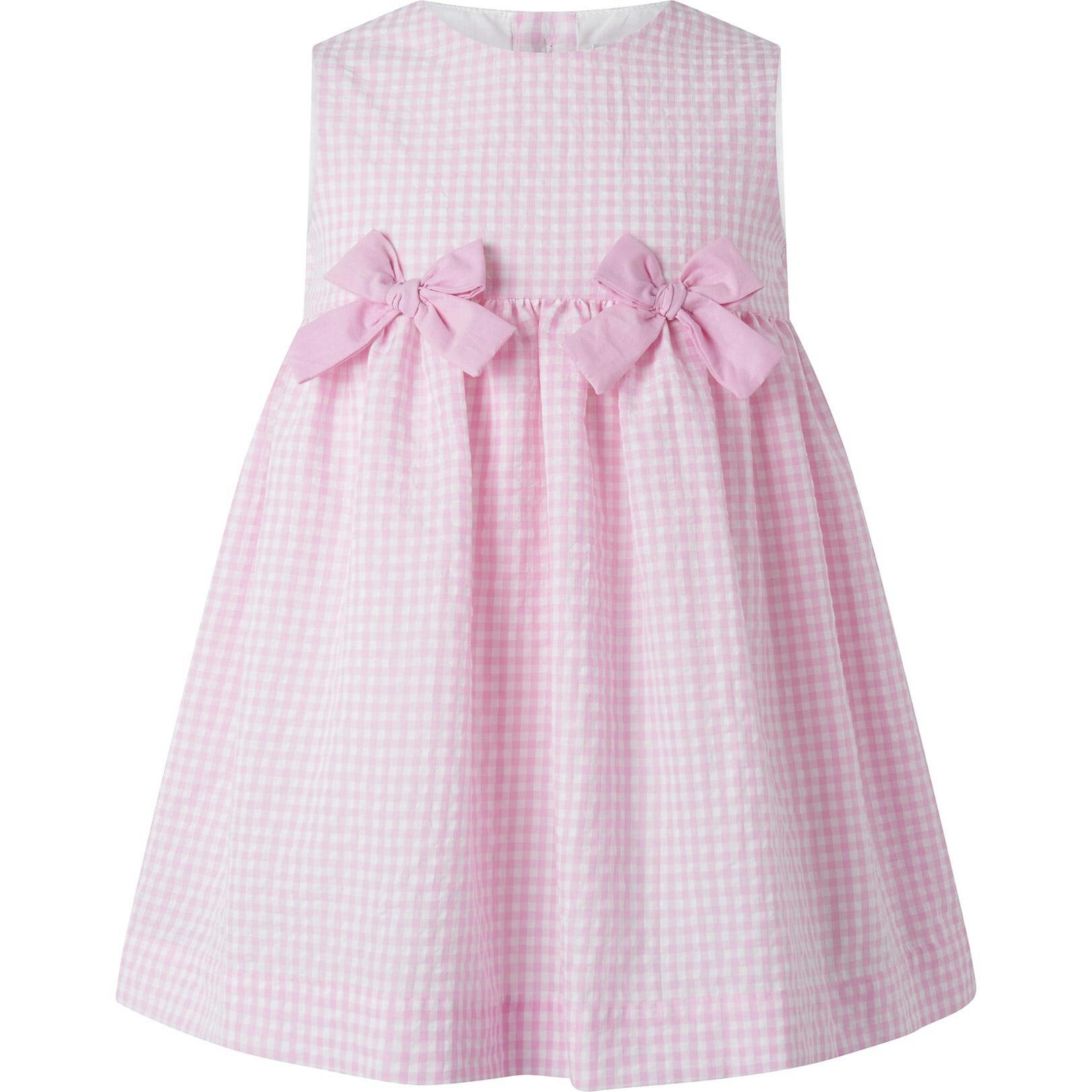 Check Bow Dress