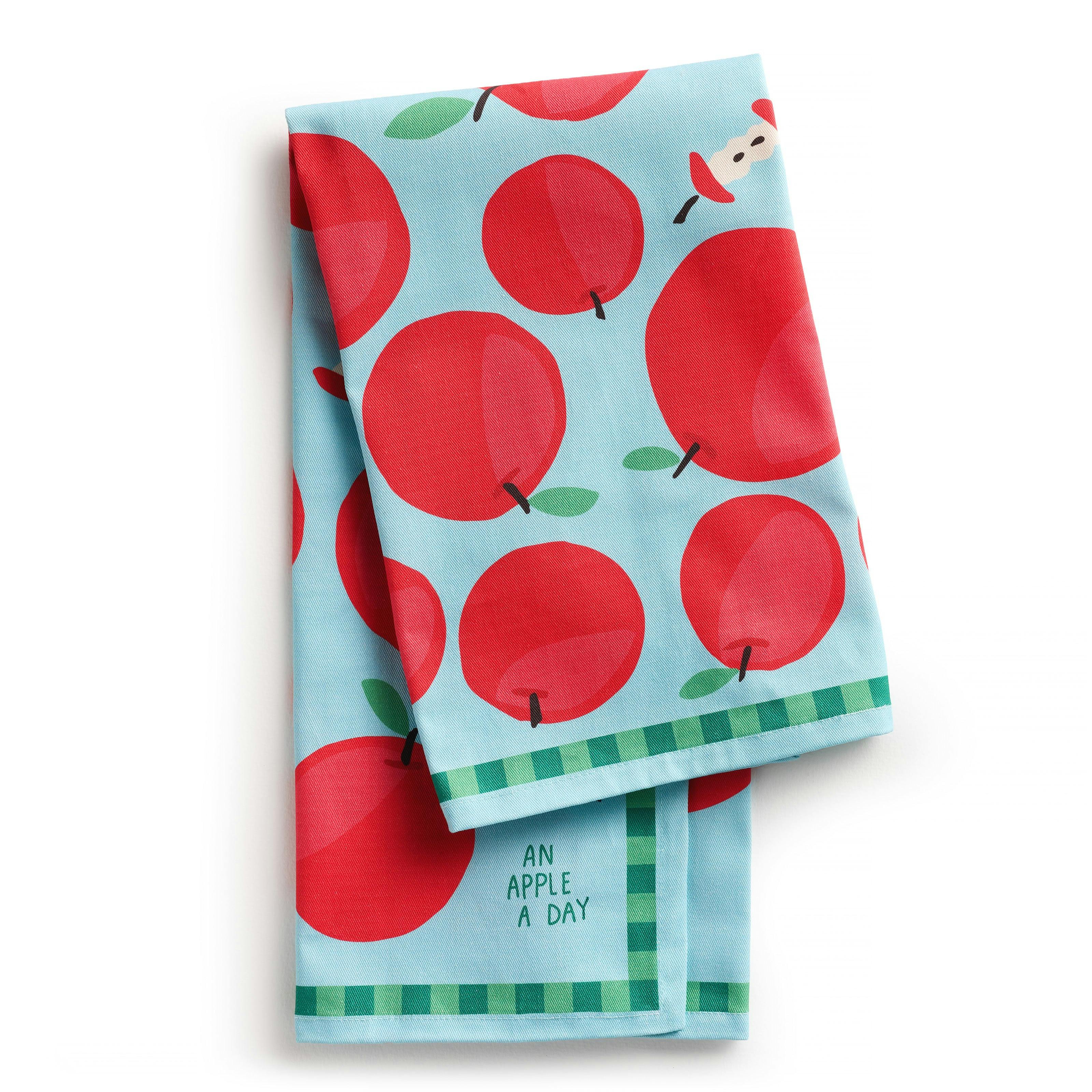 Apple a Day Tea Towel