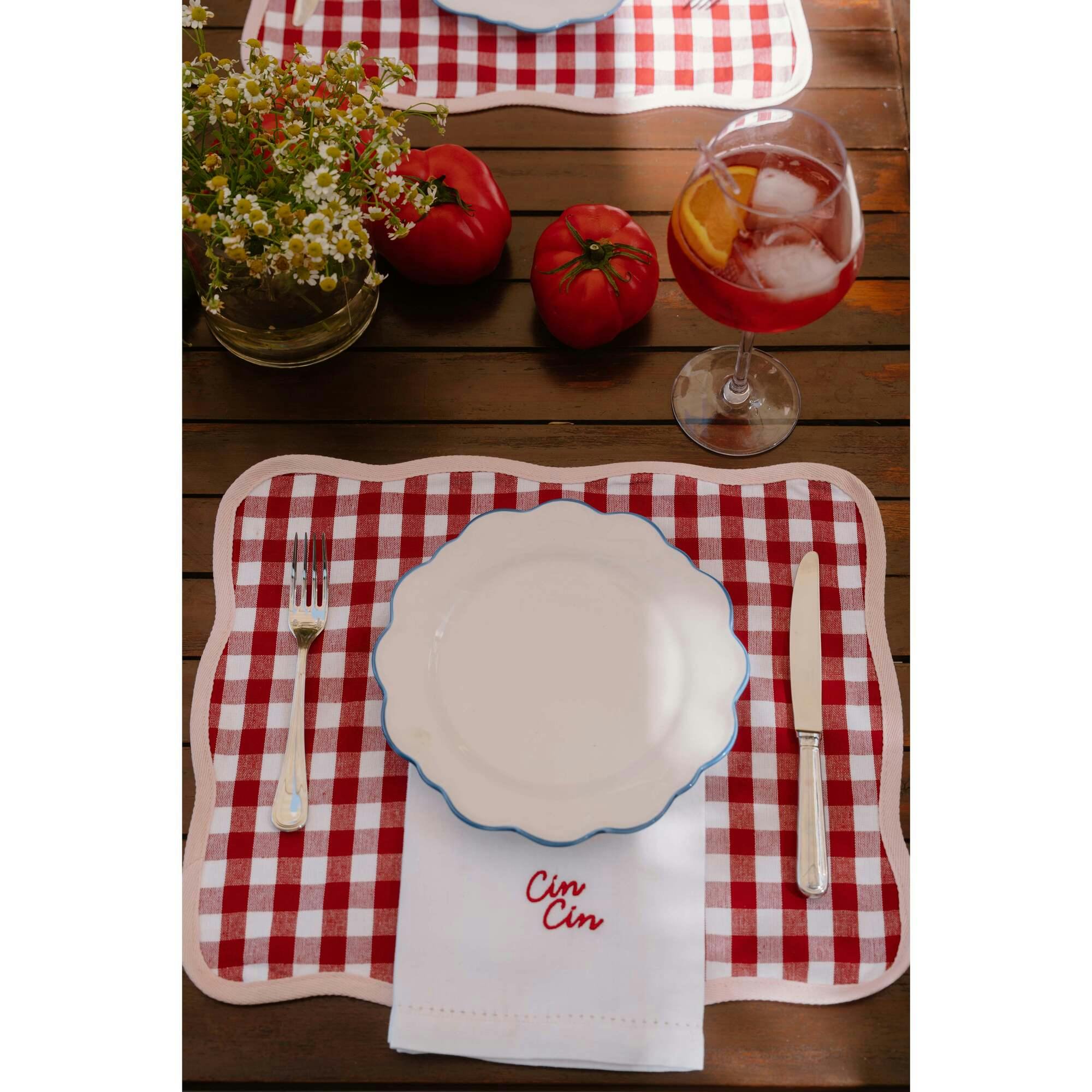 'Cin Cin' Dinner Napkins (Set of 4)
