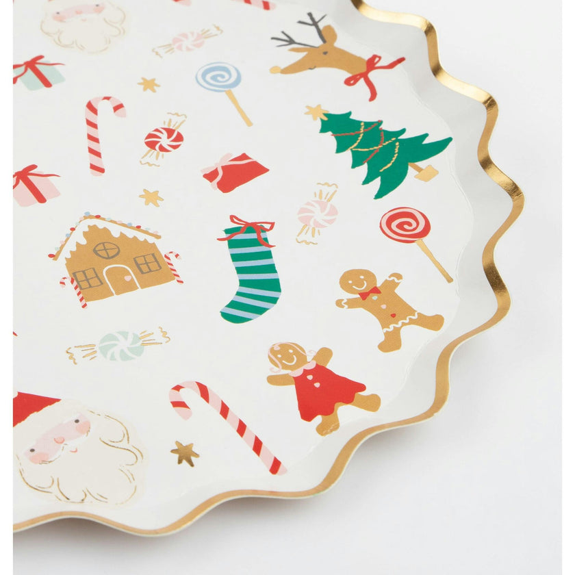Jolly Christmas Side Plates