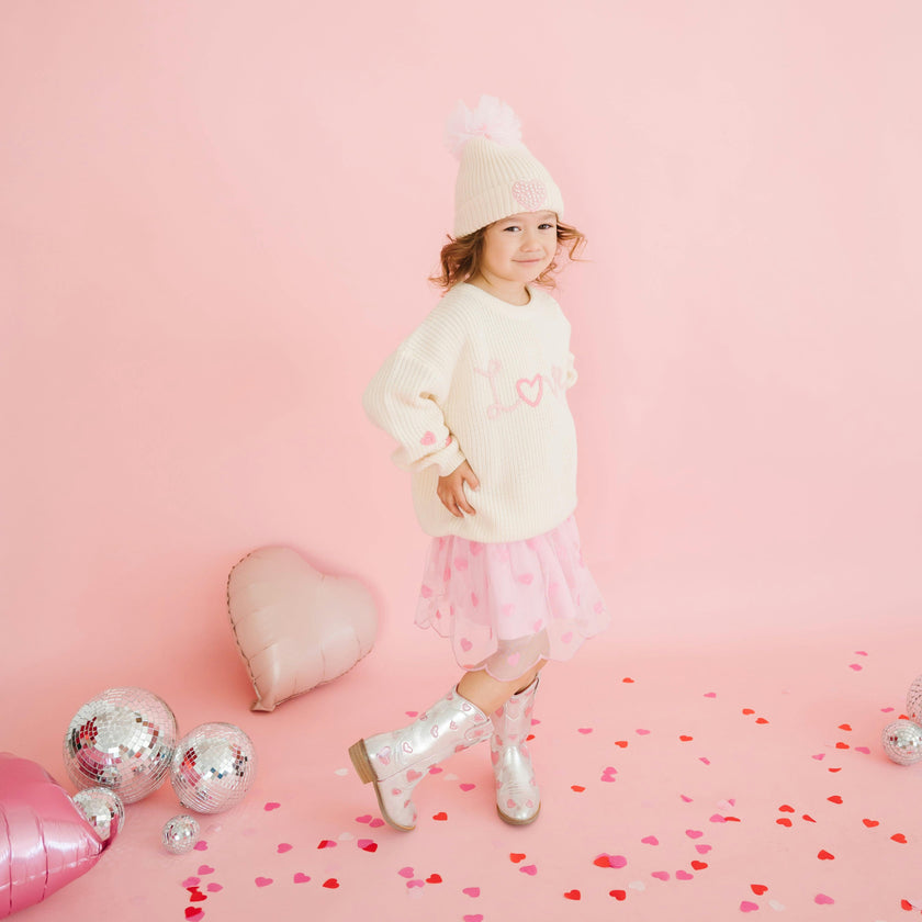 Mini Sequin Hearts Tutu