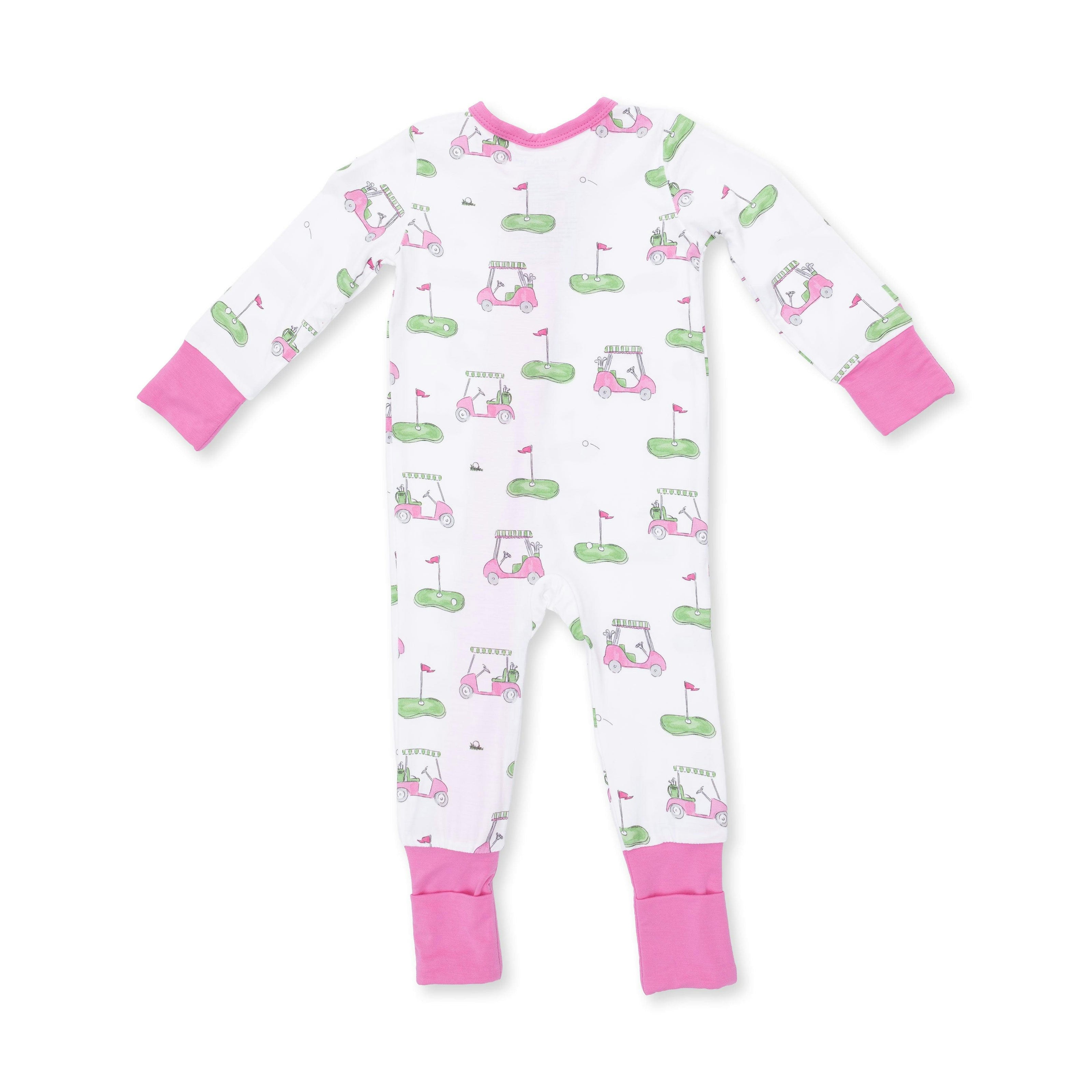 Golf Carts Pink - Convertible Romper