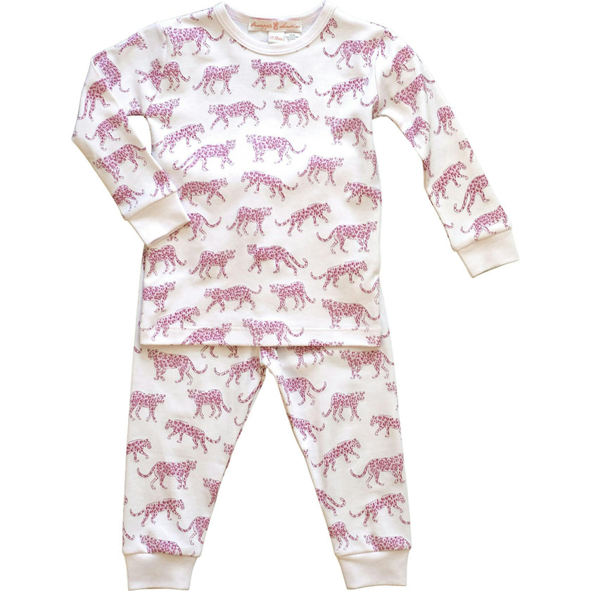 Pink Cheetah Pajama Set