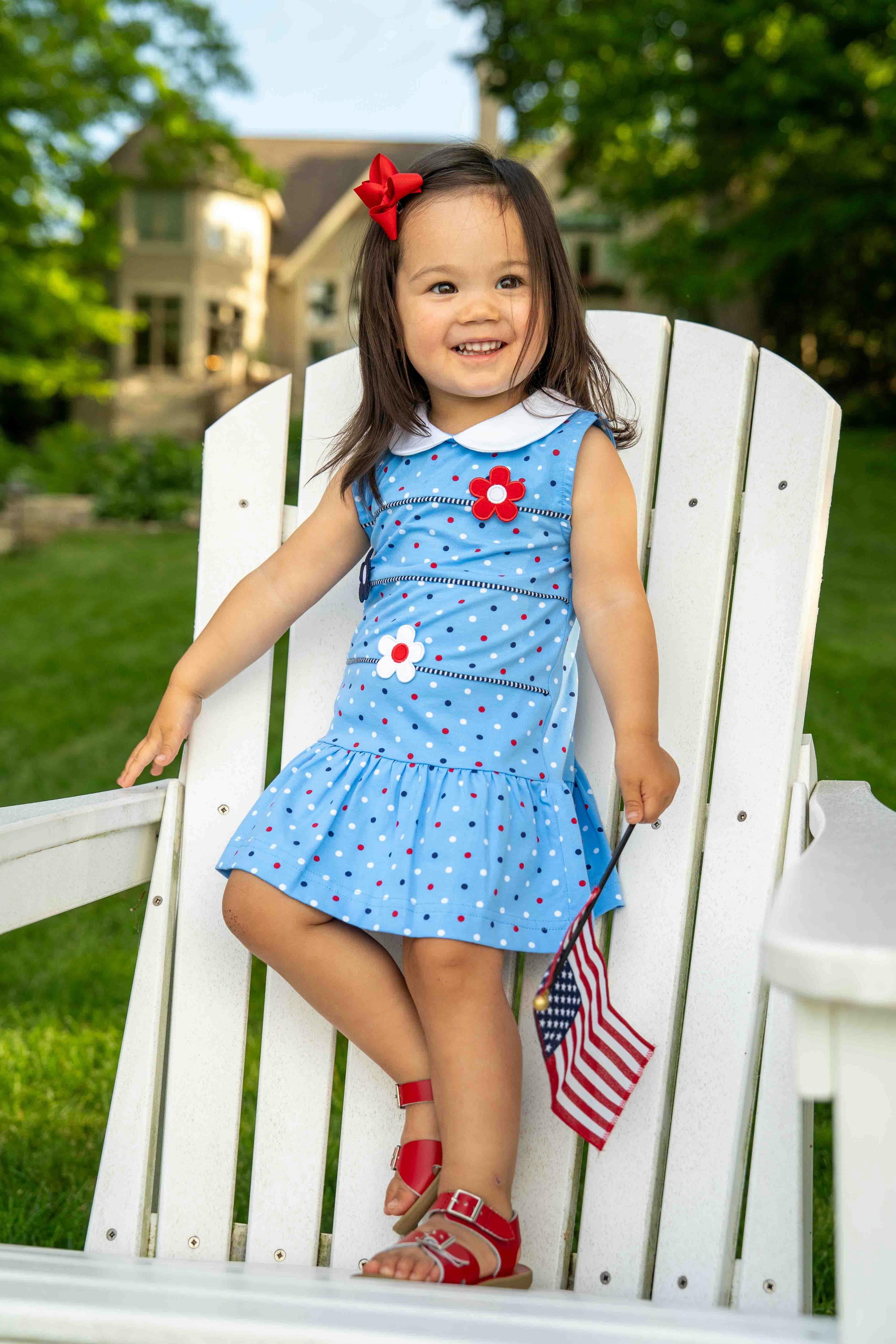 Printed Knit Dress With Flowers