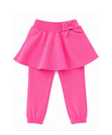 Hot Pink Skirted Bow Jogger