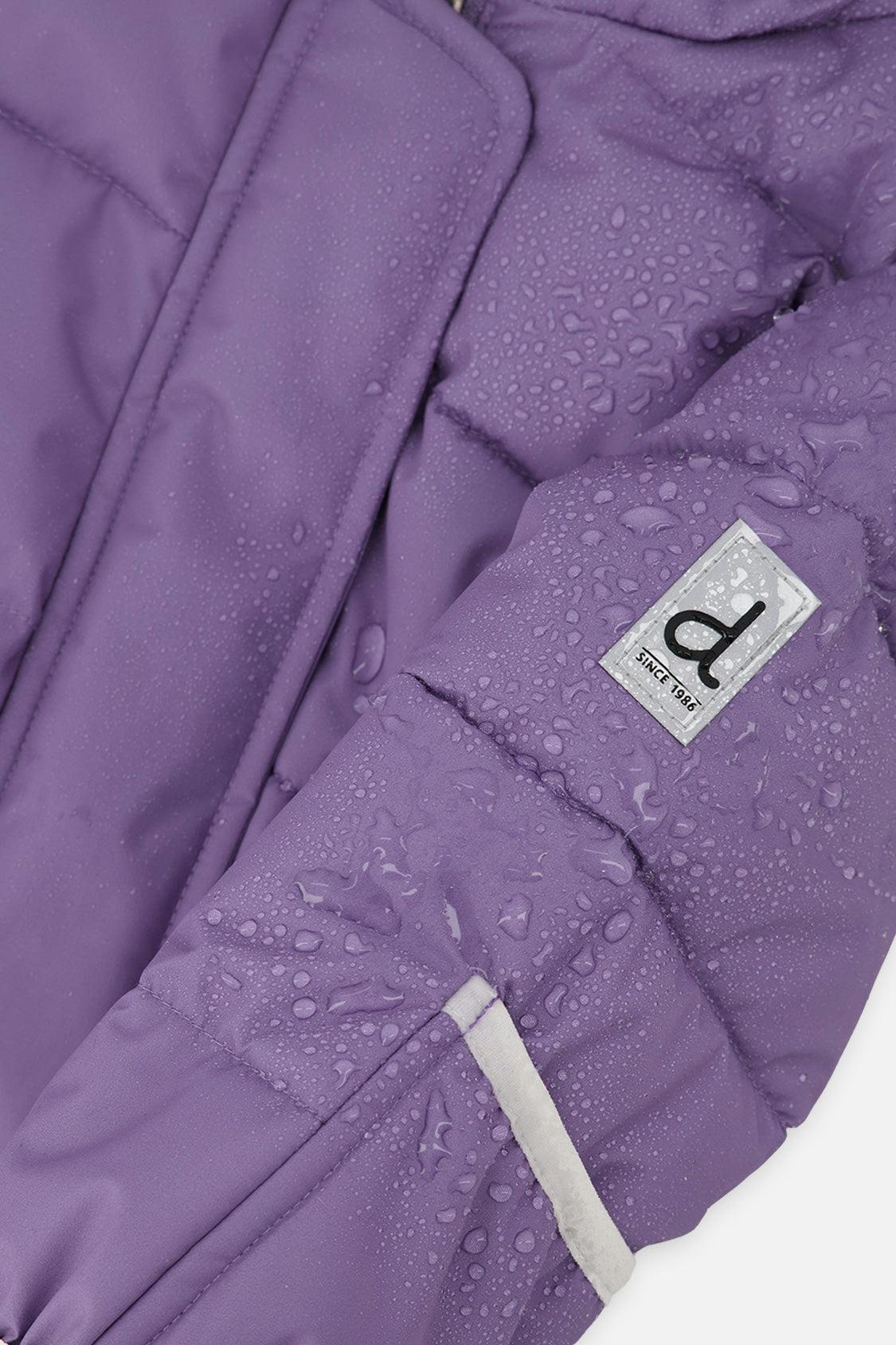 Baby Cloud One Piece Snowsuit Adapted For Car Seats Violet