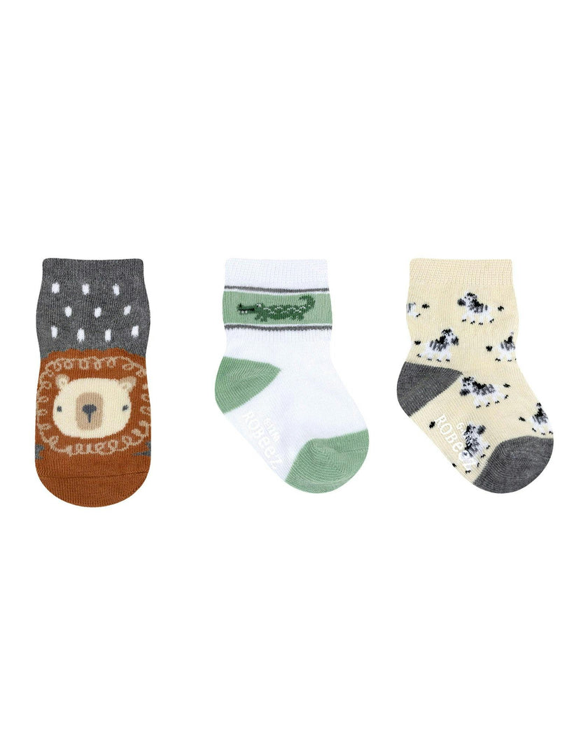 On A Safari 3-Pack Baby Socks