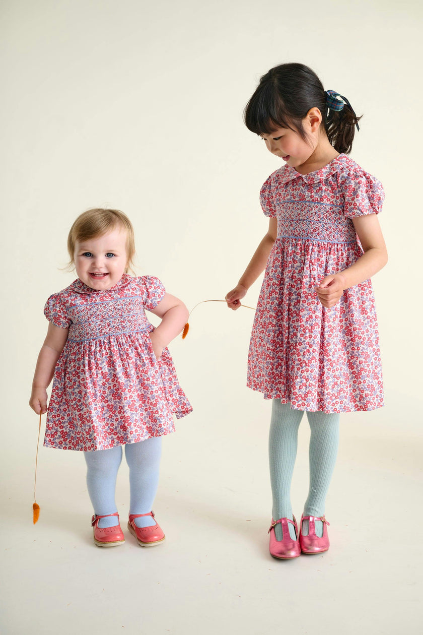 Smocked Girls Dress Augusta