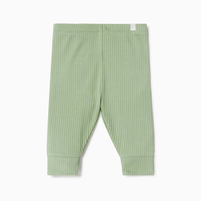 Ribbed Leggings - Sage