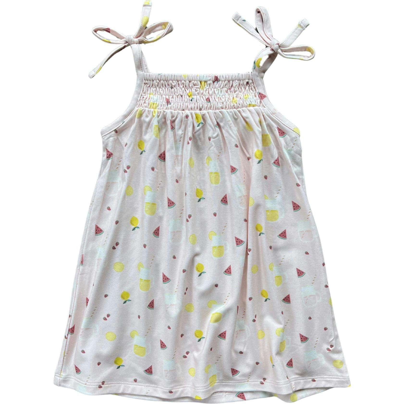 Smocked Summer Dress Lemonade