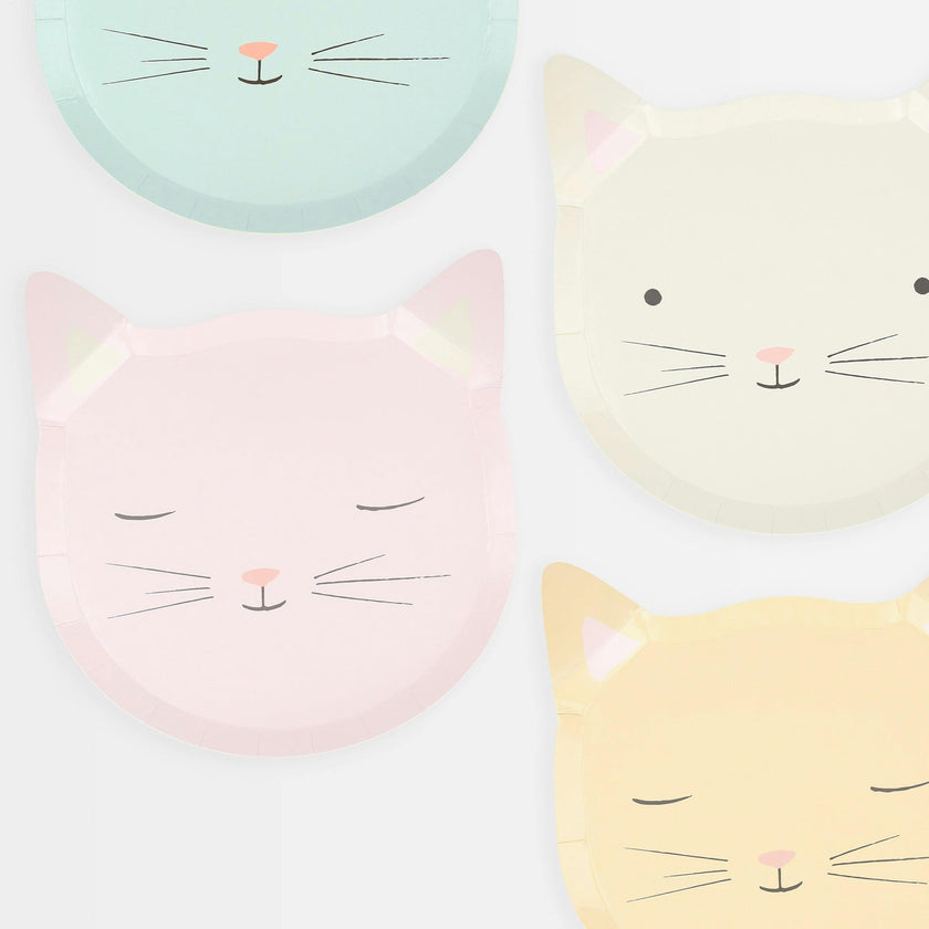 Cute Kitten Plates