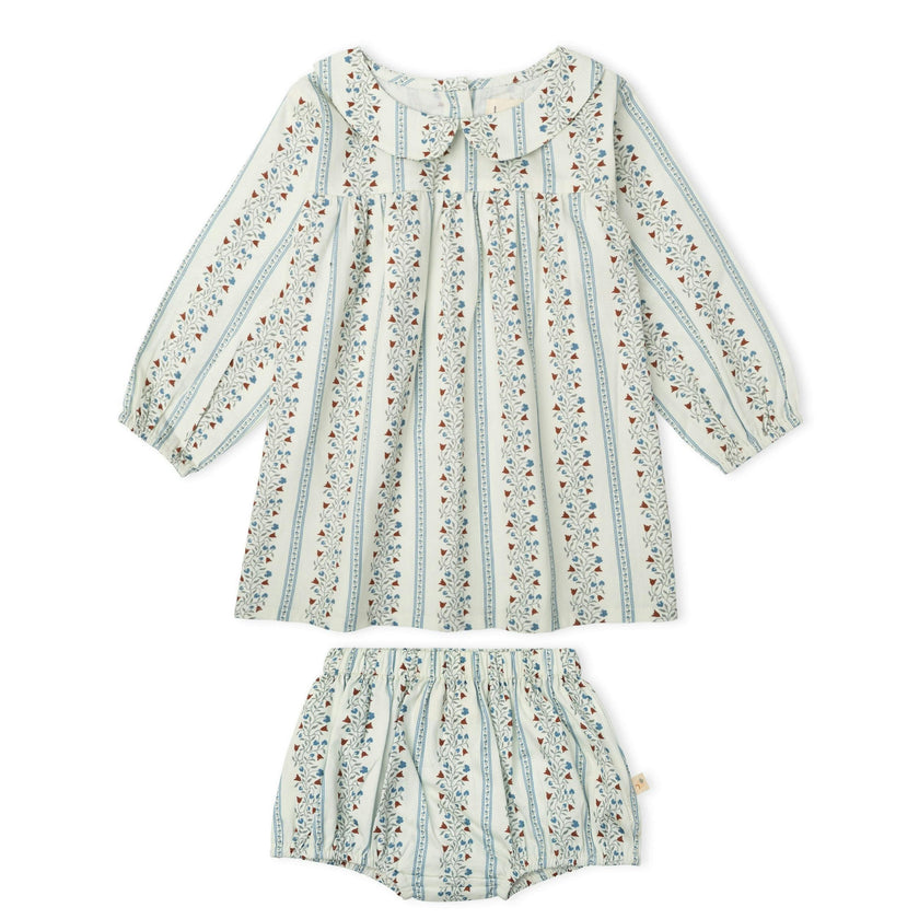Organic Peter Pan Collar Dress - Vine Trail