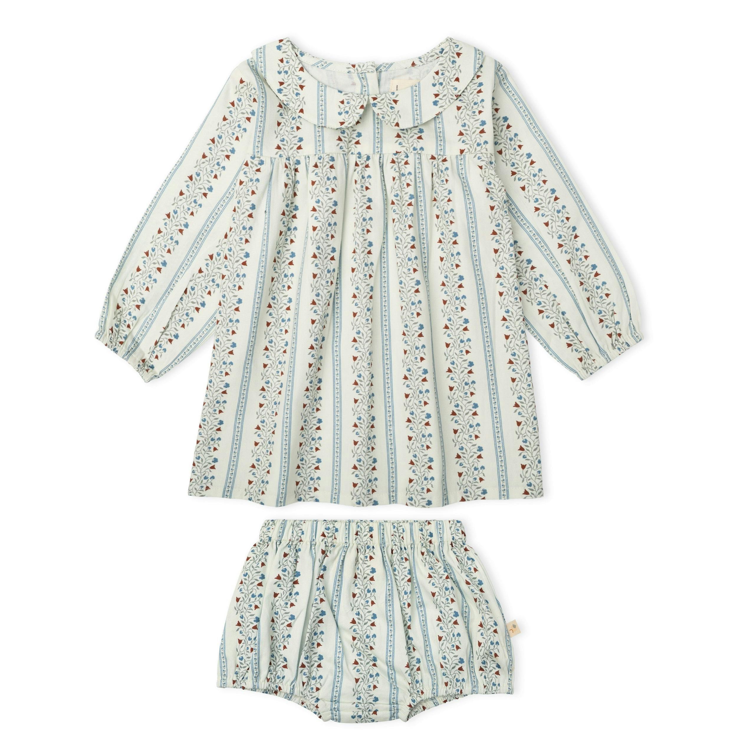 Organic Peter Pan Collar Dress - Vine Trail