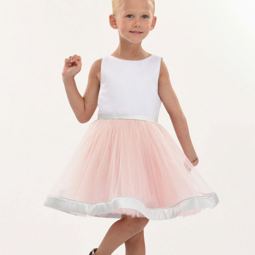 White Emory Bow Dress