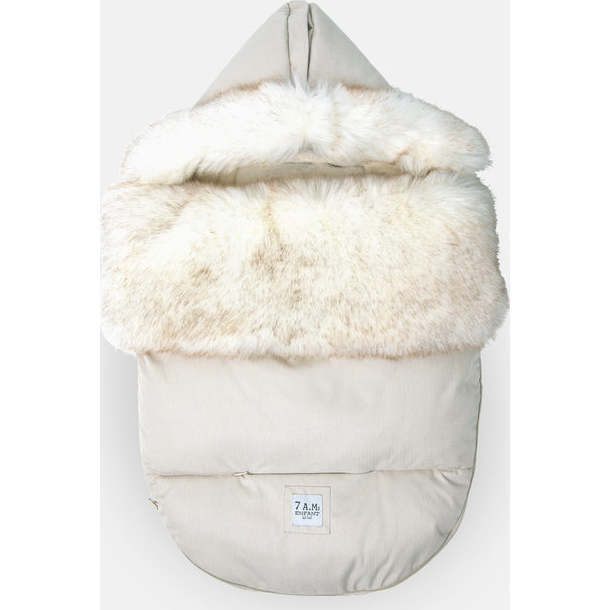 TundraPOD Plush Zipper Sleep Pod, Beige