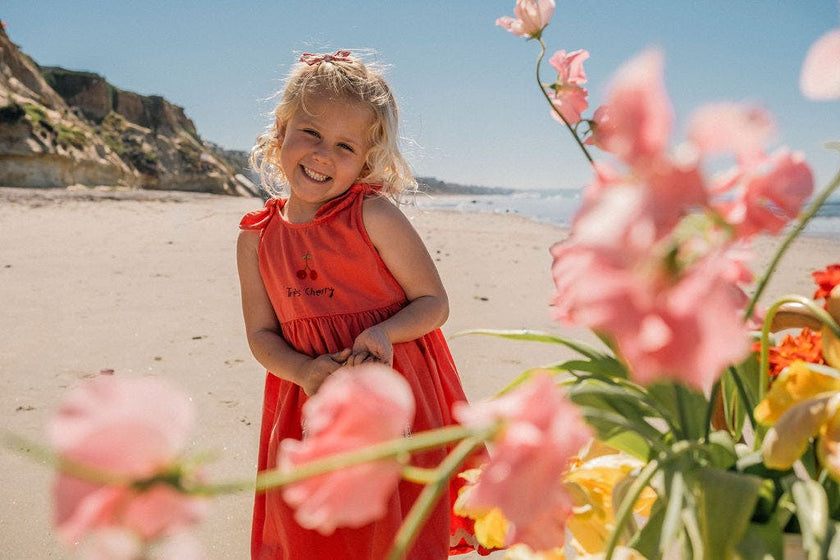Piper Dress in Tres Cherry