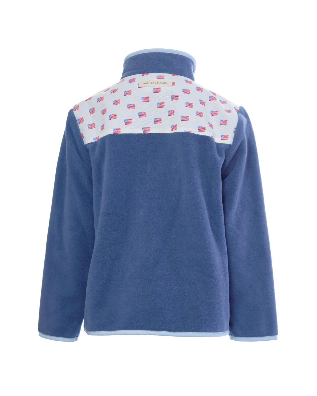 Kids American Flag Fleece Jacket