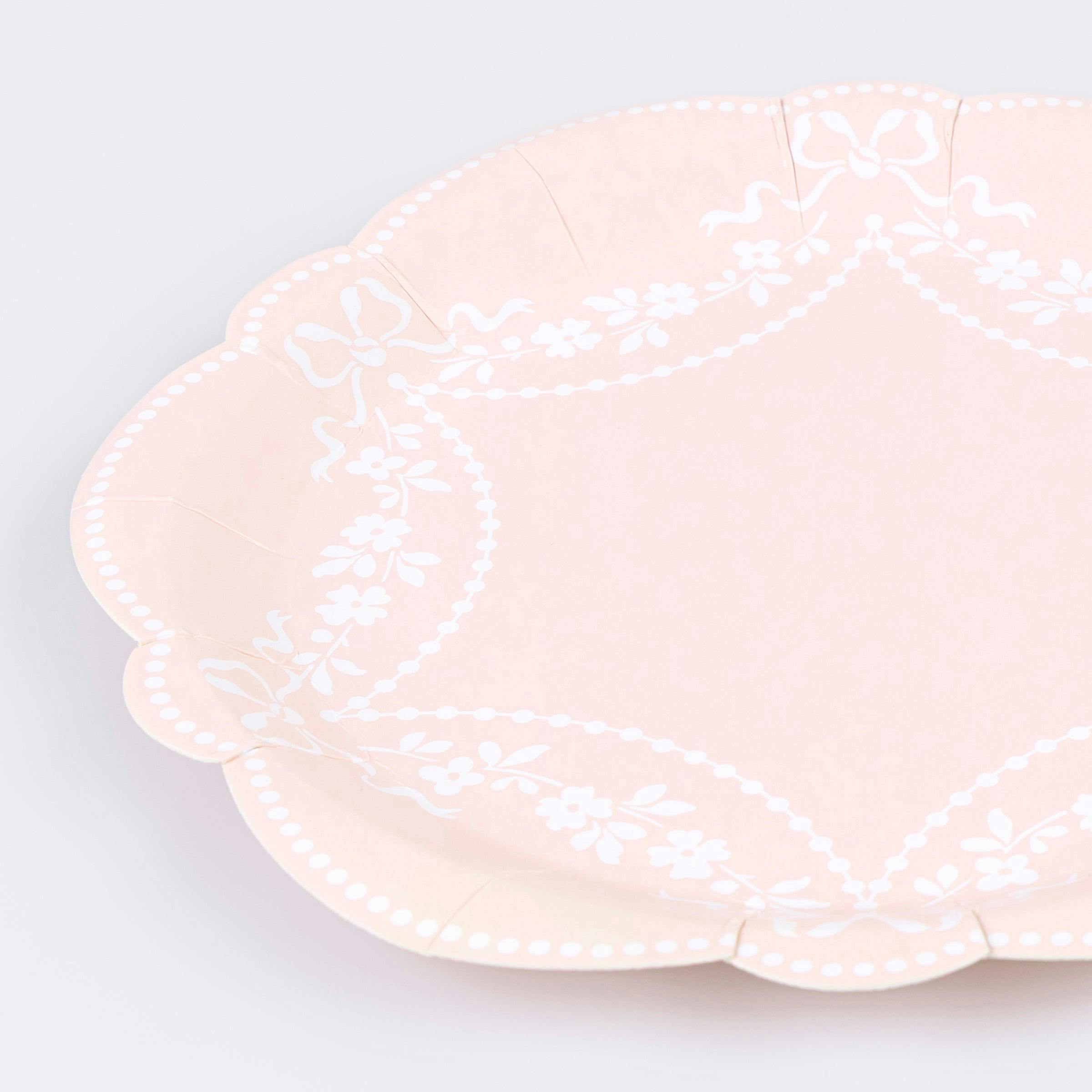 Rococo Pink Side Plates