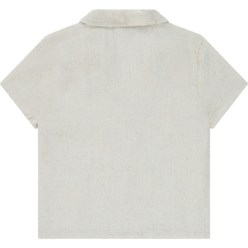 Linen Blend Button Up Shirt