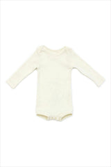 Long Sleeve Crawler w/ Snaps Sand