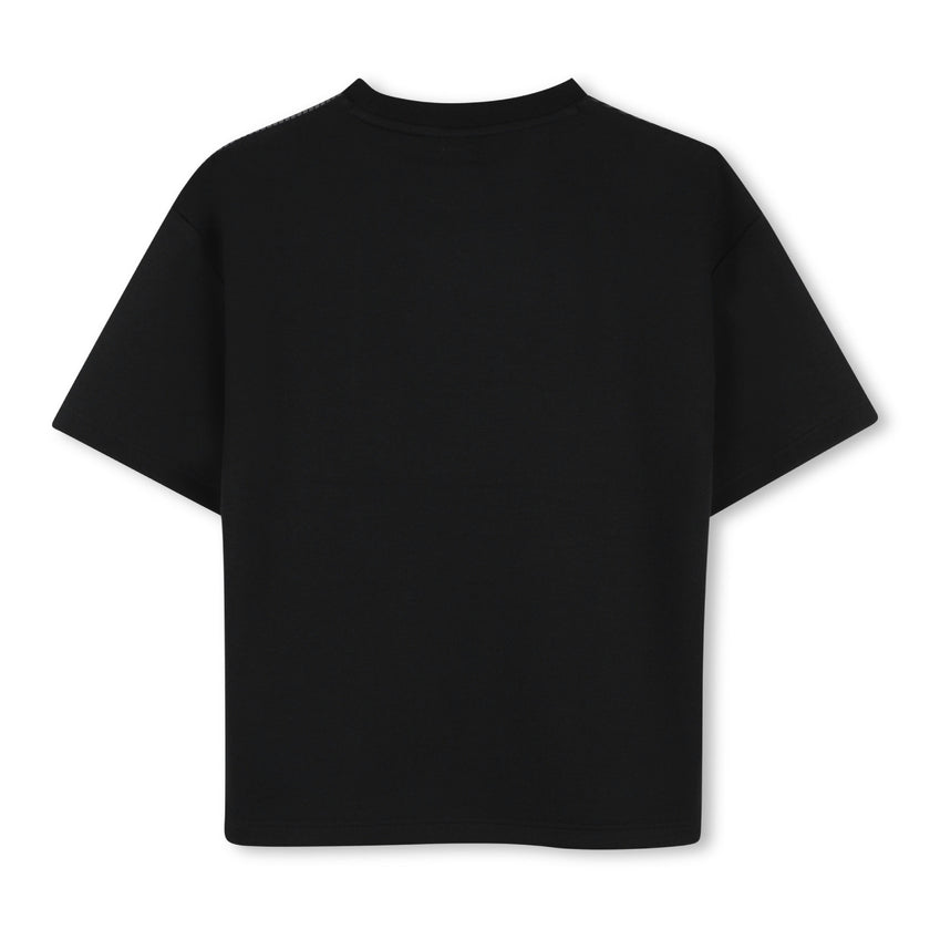 Black Geometric Pattern T-Shirt