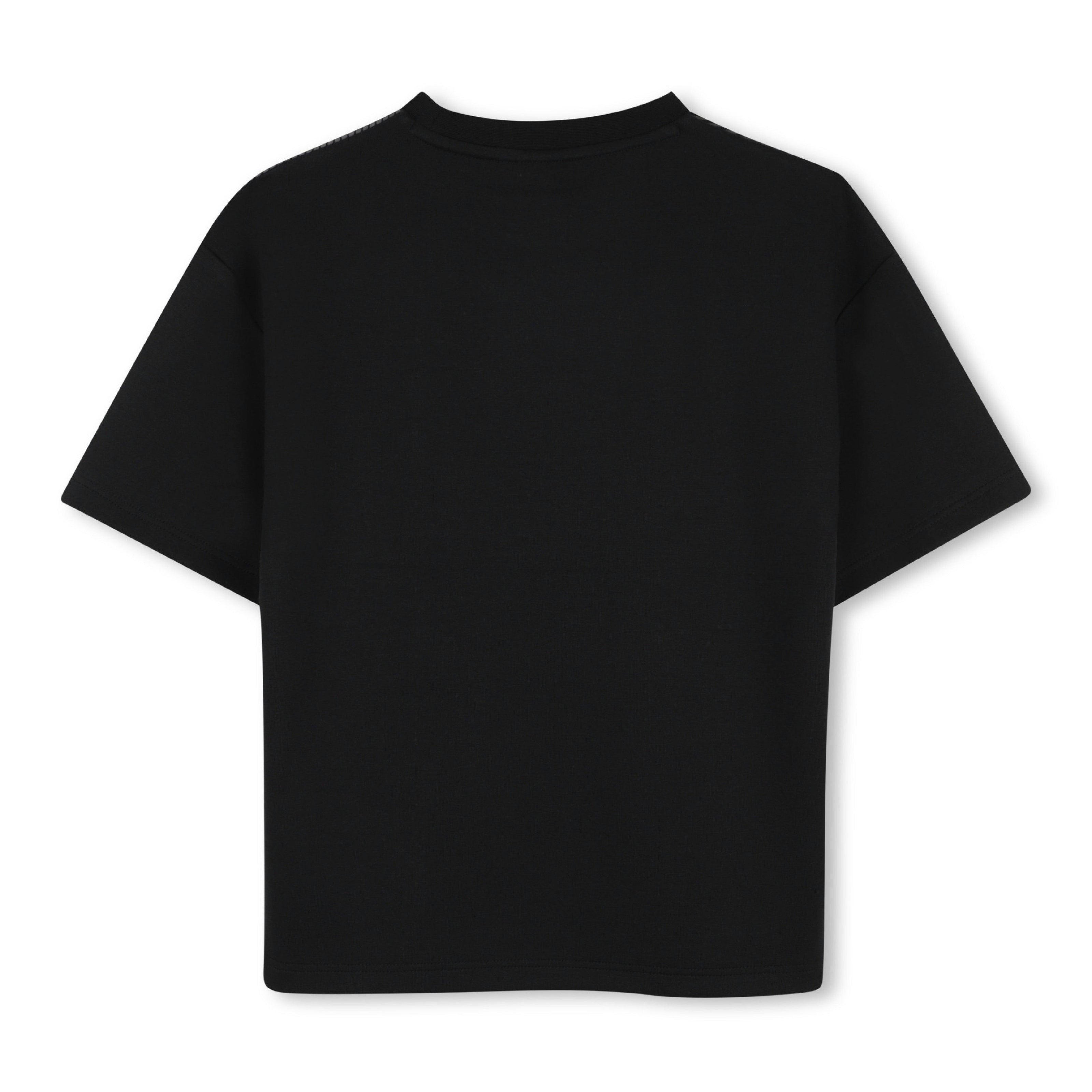 Black Geometric Pattern T-Shirt