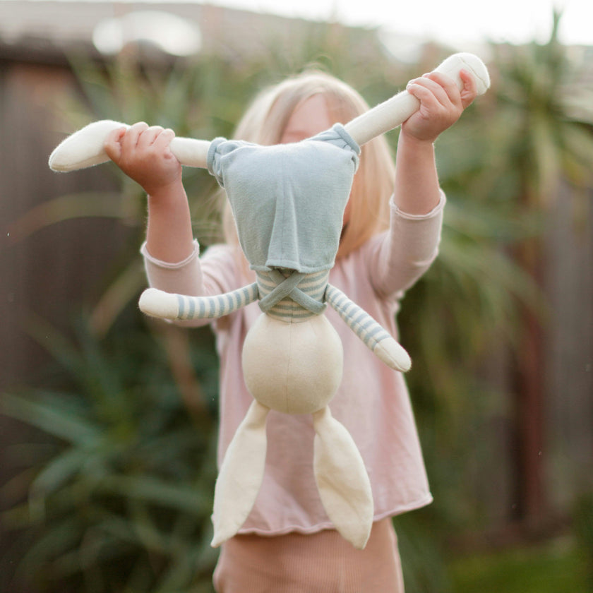 Knit Bunny Plush - Finn