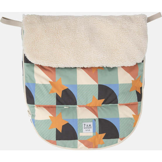 BenjiPOD Print Zipped Footmuff, Multi