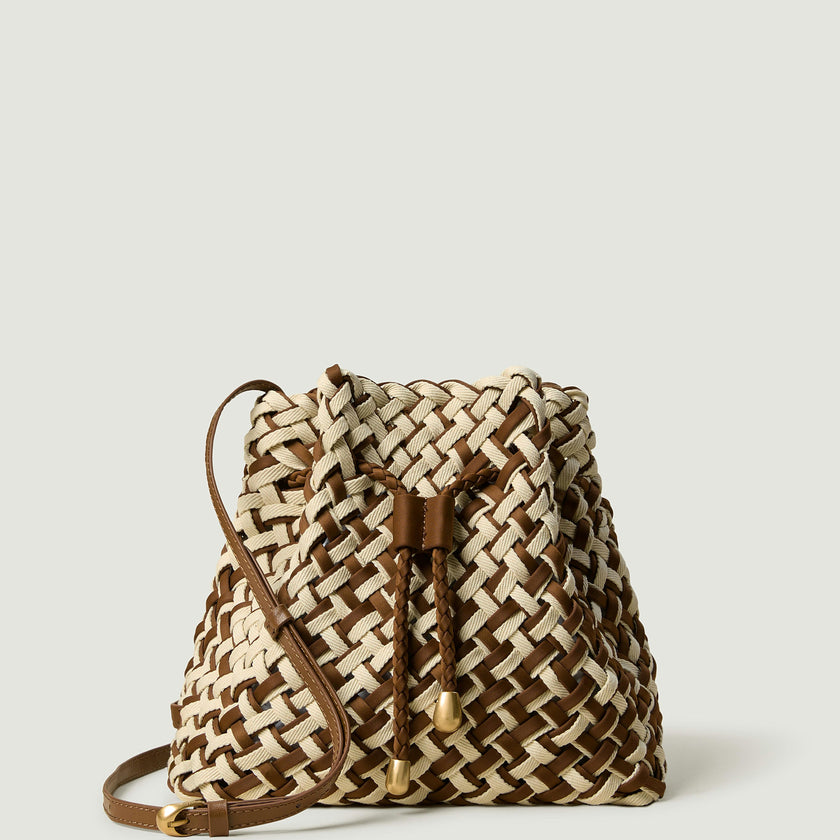 Gramercy Bucket Double Weave | Carmel