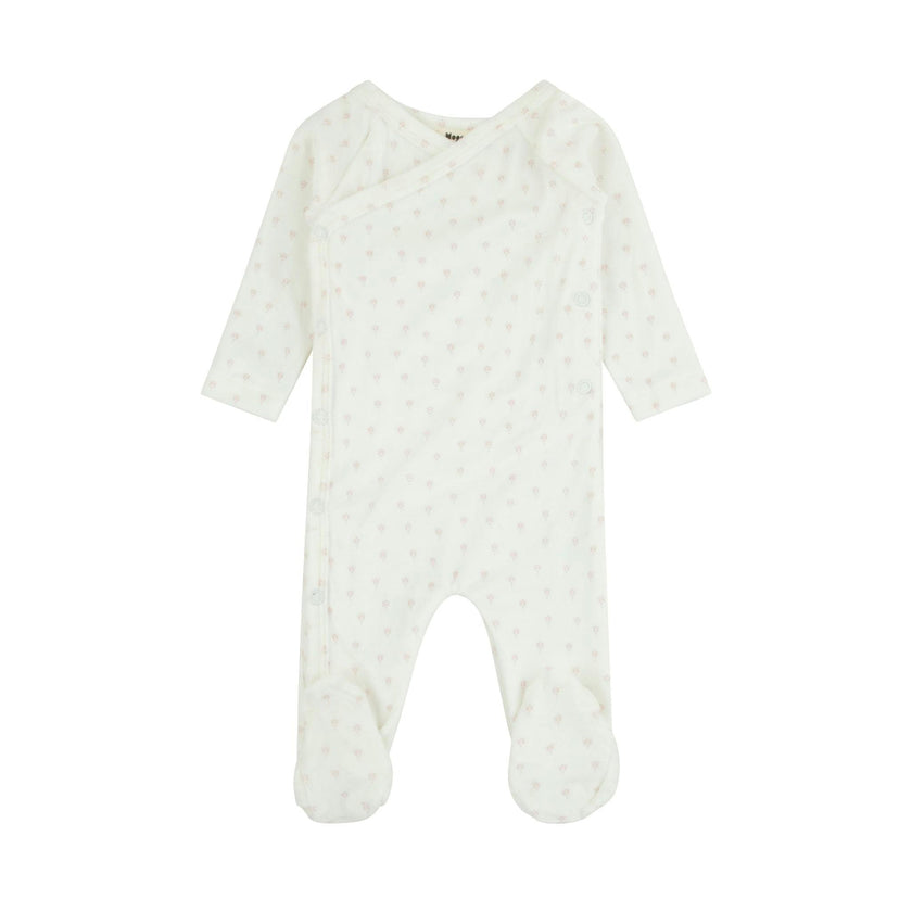 Velour Printed Footie