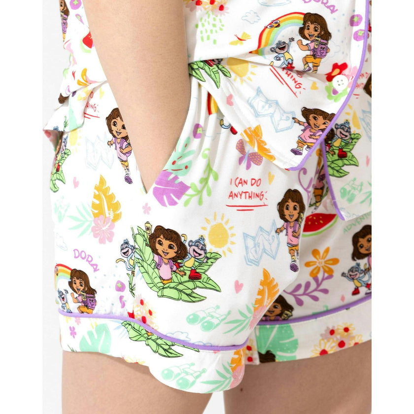 Dora: Tropical Dreams Bamboo Women's Pajama Short Set