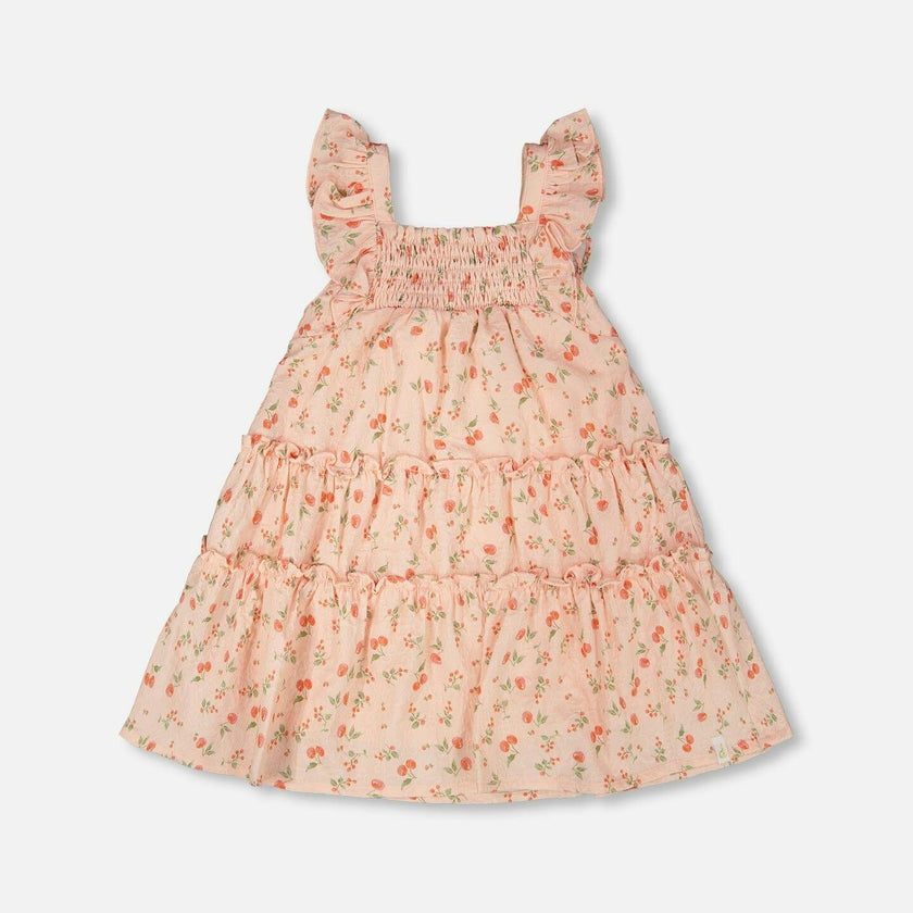 Multi-Tiered Dress With Smocking