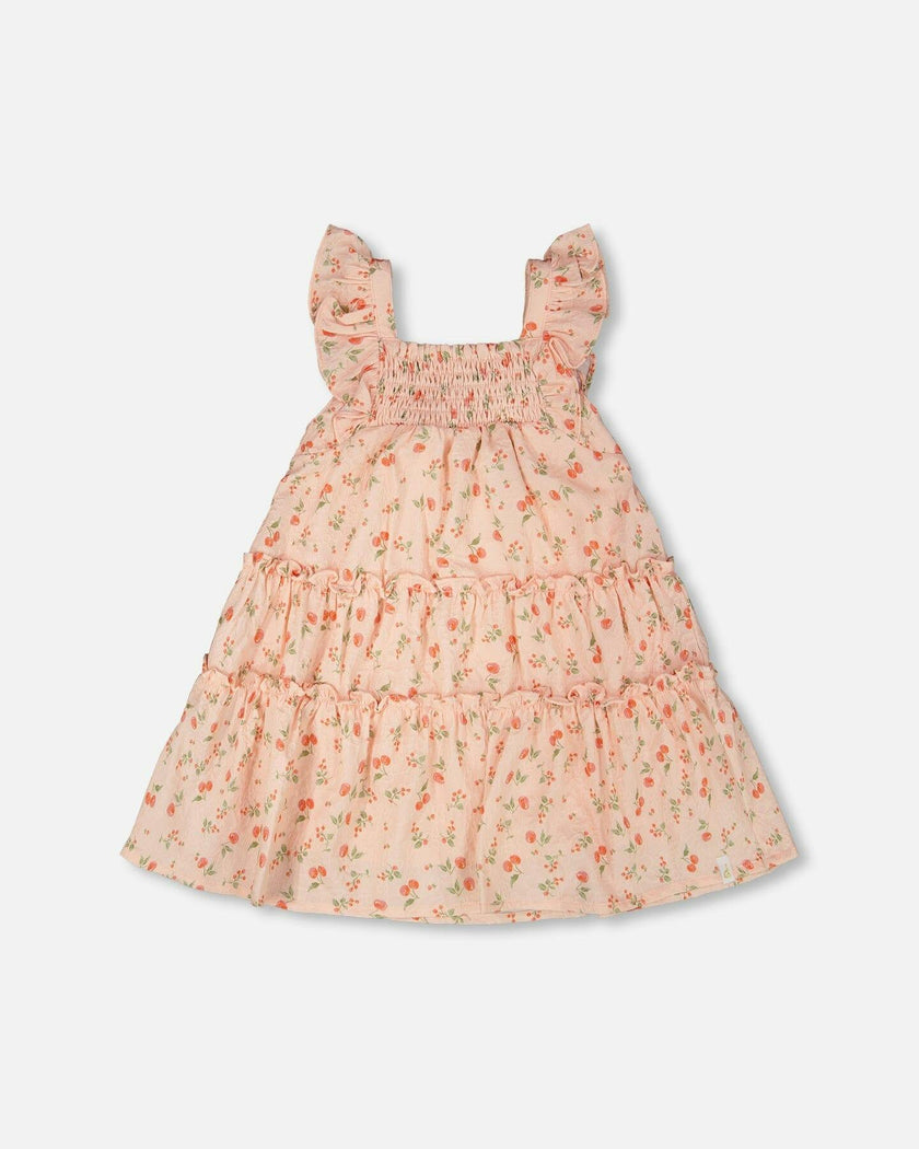 Multi-Tiered Dress With Smocking