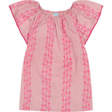 Mini Capucine Girls Caftan Pink Seashells, Pink