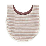 Violet Wildflower Cotton Baby Bib (3 Pack)