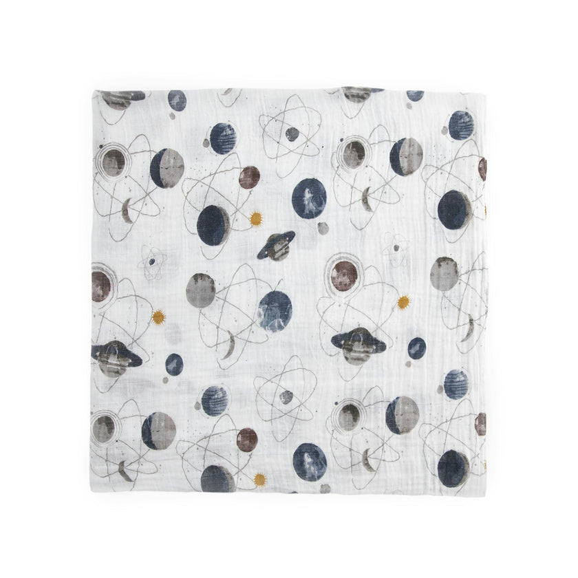 Cotton Muslin Swaddle Blanket 3 Pack - Planetary 2