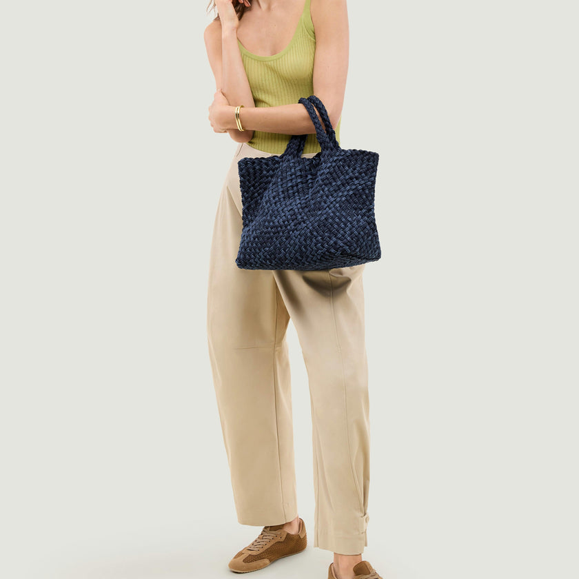 St. Barths Medium Tote (Original Double Weave Denim | Indigo