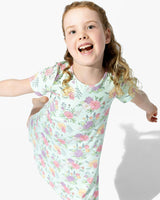 Petals & Posies Bamboo Girls' Short Sleeve Dress