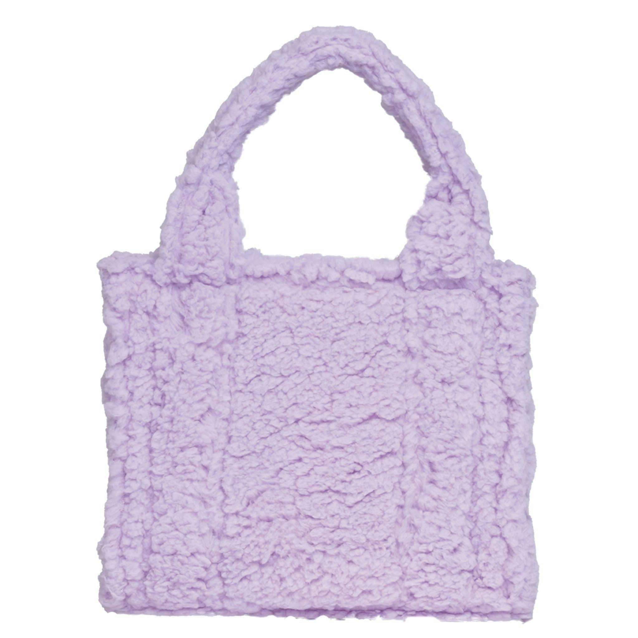 Sherpa Tote Bag – Cozy, Colorful & Convertible with Matching Coin Purse, Bows