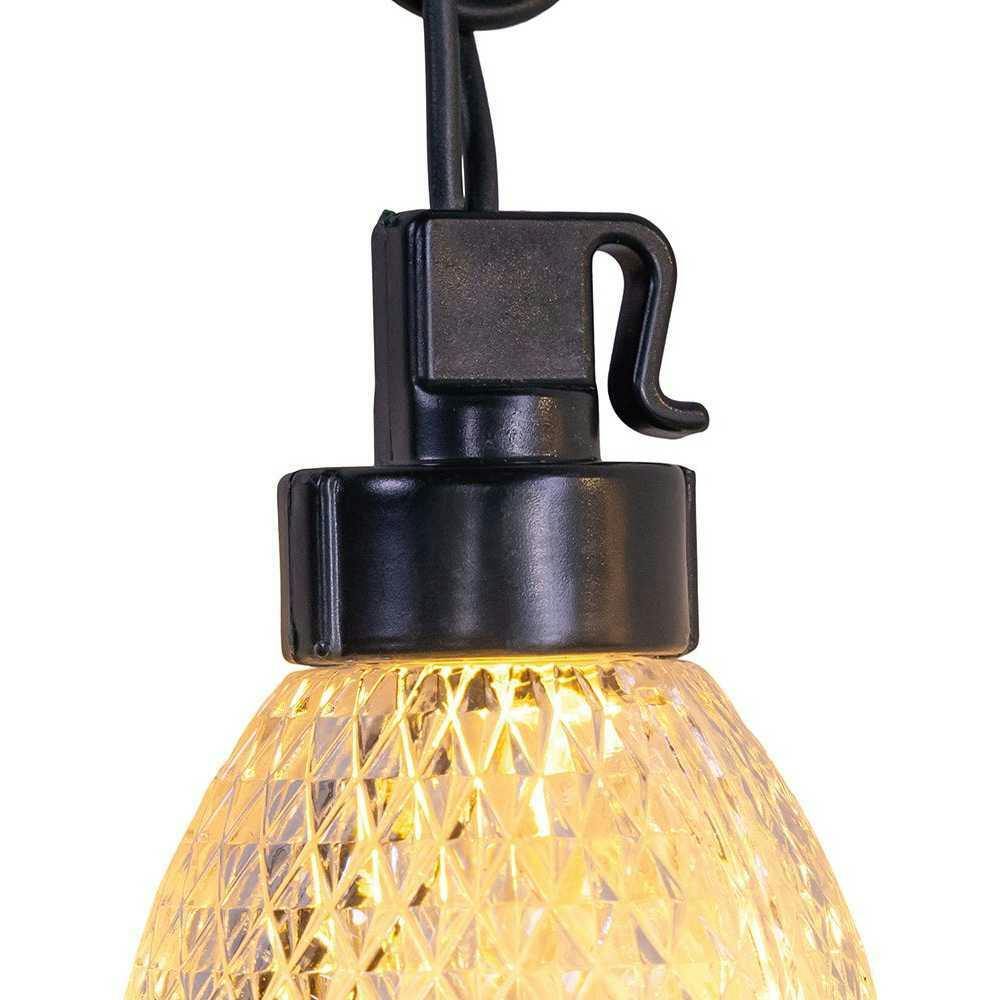 UL 10-Light Warm White LED Super C9 Bulb Yard Stakes