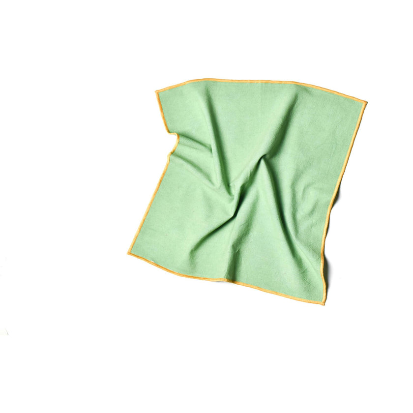 Color Block Sage and Brass Napkin