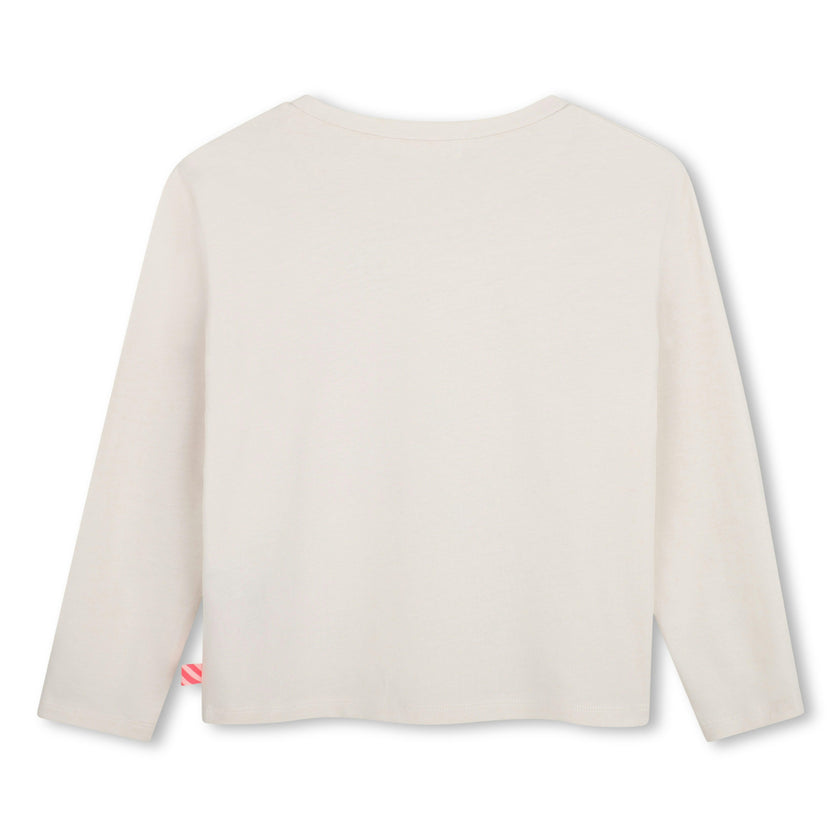 Ivory Sequin Jersey Tee