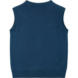 Infant Boys 4-Piece Vest Set | Navy & Khaki Plaid