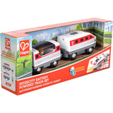 Hape: Intercity Battery Powered Train Set - Red & White